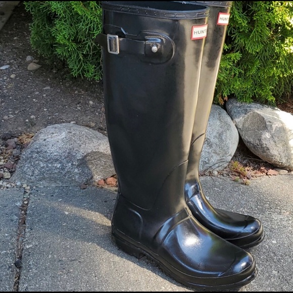 Hunter boots tall 9 - Picture 1 of 10